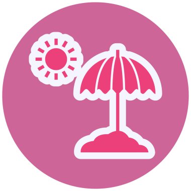 şemsiye vektör çizim