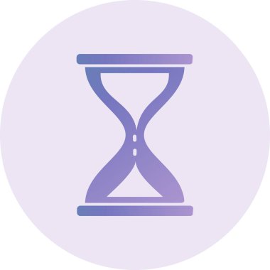 Kum saati. Web simgesi basit tasarım