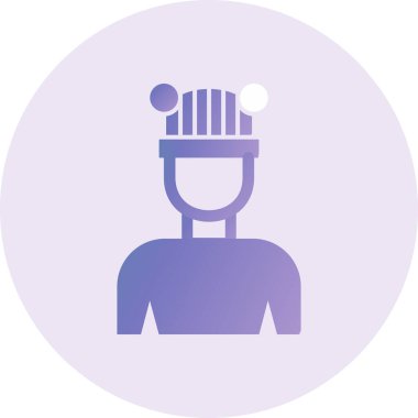 adam web simge vektör çizim