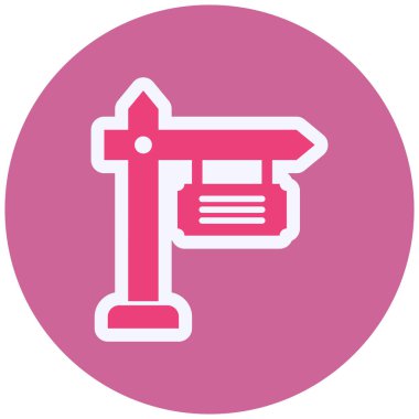 İmza tahtası. Web simgesi basit illüstrasyon