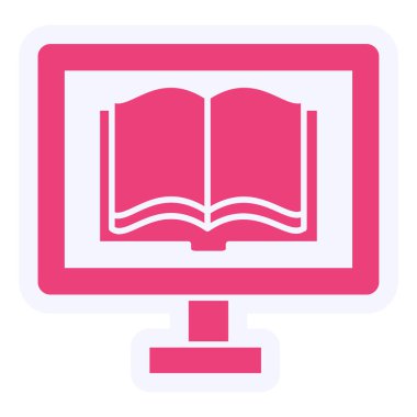 Online Library Vector Glyph Icon Design