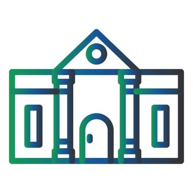 Bina. Web simgesi basit tasarım