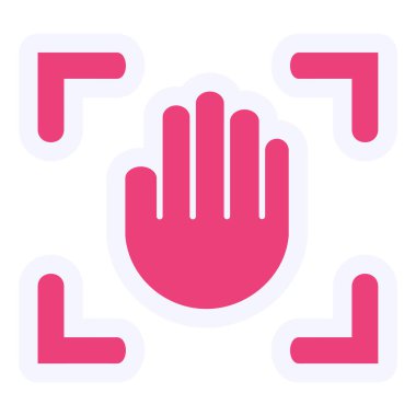 Giriş izni. Web simgesi basit tasarım