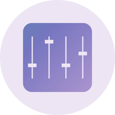 vector illustration of modern Controls icon