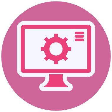 computer. web icon simple illustration. Features 