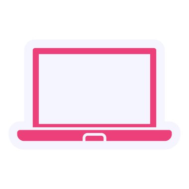 Bilgisayar. Web simgesi vektör illüstrasyonu