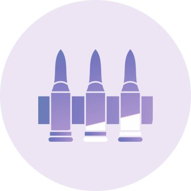 vector illustration of a beautiful purple and white army