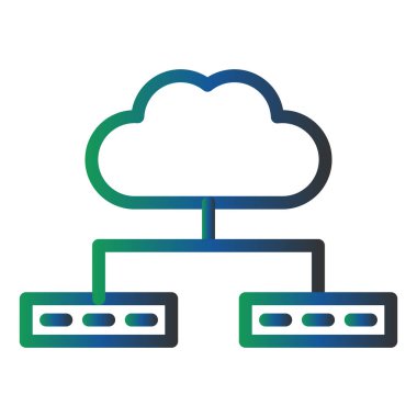 vector illustration of Cloud Data