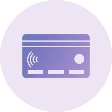 credit card, web icon illustration