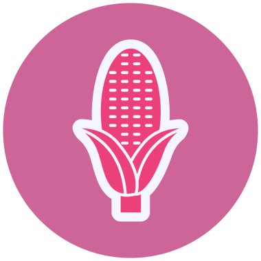 Mısır Vektörü Şekil Simgesi Tasarımı