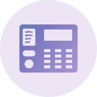 Güvenlik simgesinin vektör illüstrasyonu