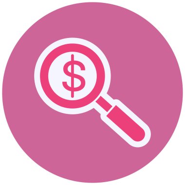 Arama simgesinin vektör illüstrasyonu