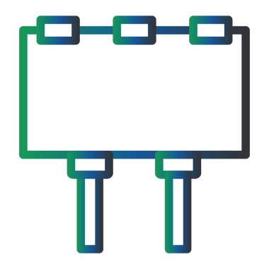 Fatura tahtası. Web simgesi basit illüstrasyon