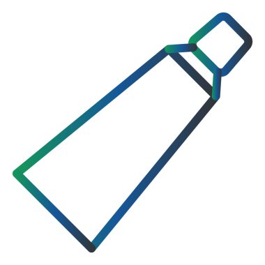 Diş macunu. Web simgesi basit tasarım