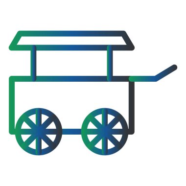 - Araba. Web simgesi basit illüstrasyon