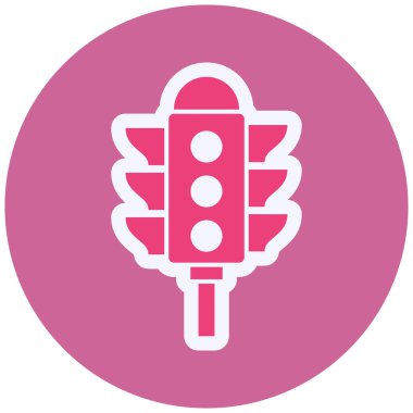 traffic lights vector icon modern simple design