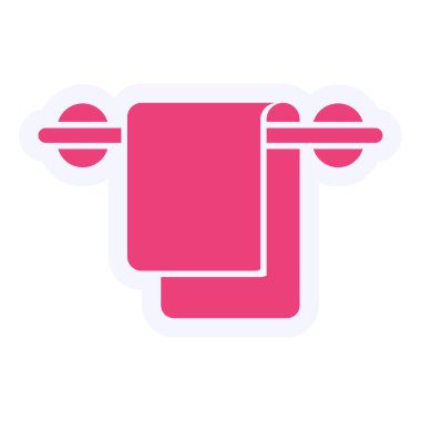 Towel towel icon vector illustration