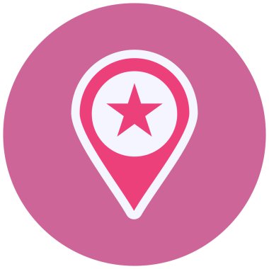 location web icon, simple vector illustration 