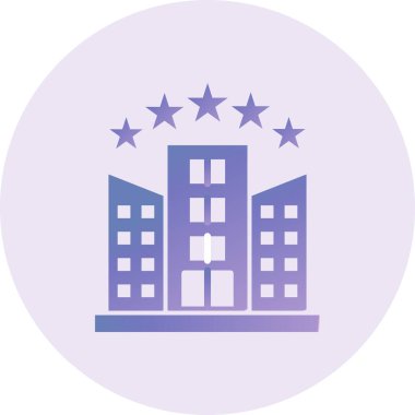 hotel vektör çizim