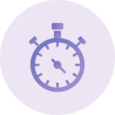 vector illustration of modern Stopwatch  icon