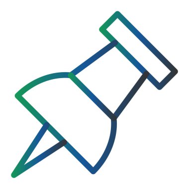 PIN vektör satırı simgesi itmek