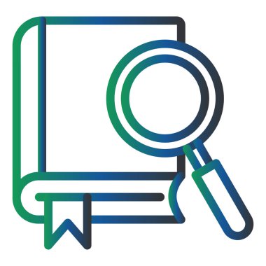 Dictionary Vector Glyph Icon Design