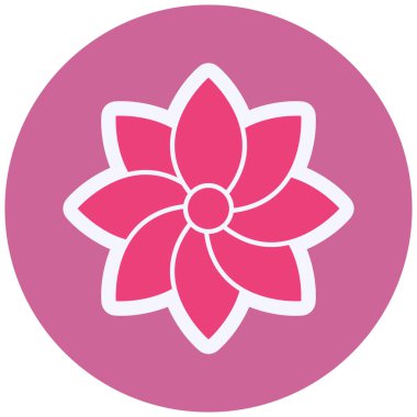 Çiçeğin vektör illüstrasyonu