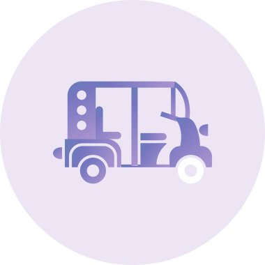 Kamyon. Web simgesi basit illüstrasyon