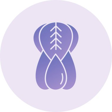 Bok Choy Vector Glyph Icon Design