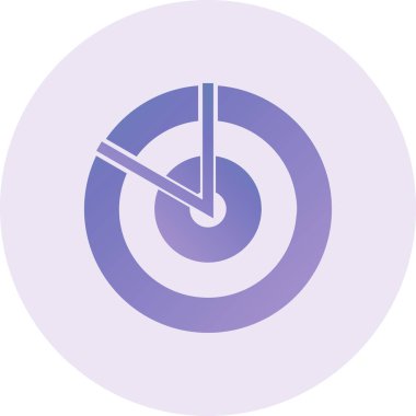 hedef simge vektör illüstrasyonu