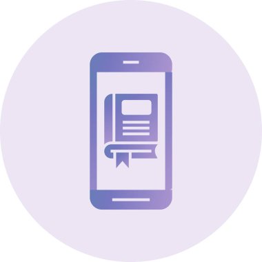 Booking mobile application icon vector illustration