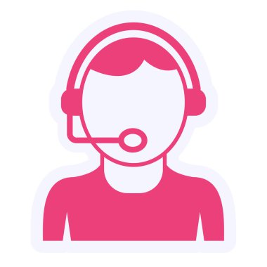 Avatar web icon simple design