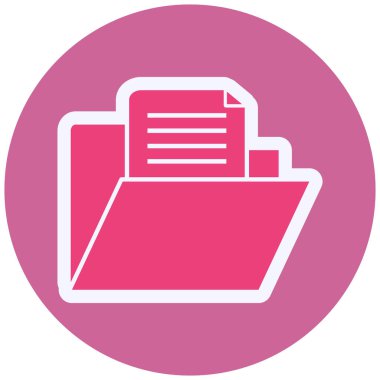 Dosya. Web simgesi basit tasarım