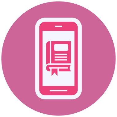 Booking mobile application icon vector illustration