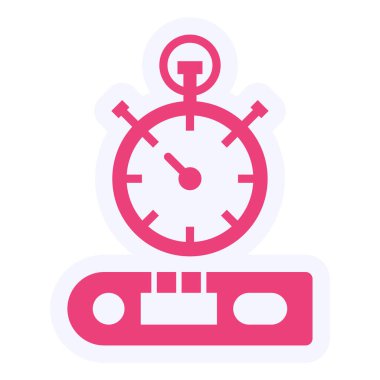 Rapid Test Vector Glyph Icon Design