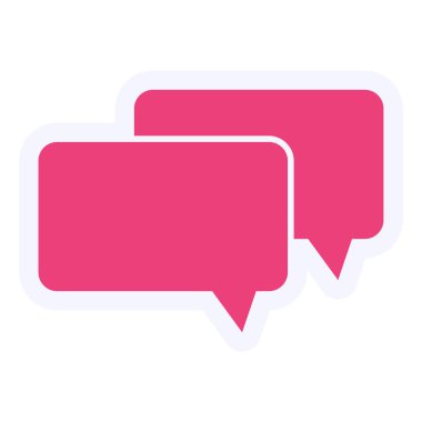 Konuş. Web simgesi basit tasarım 