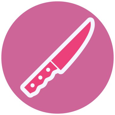 Bıçak. Web simgesi basit illüstrasyon