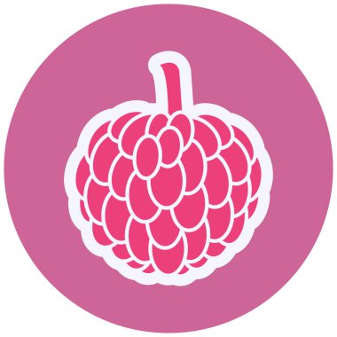 Custard Apple Vector lyph Icon Design