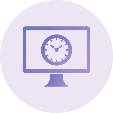 vector illustration of seo modern icon. History 