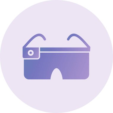 Smart Glasses. web icon simple design