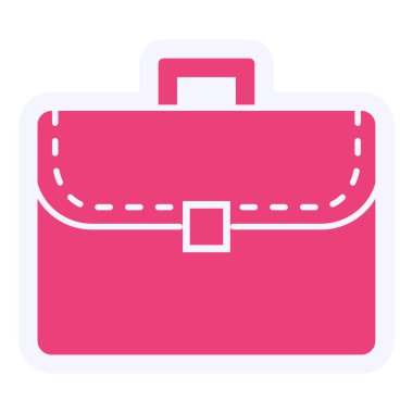 briefcase, web icon simple illustration
