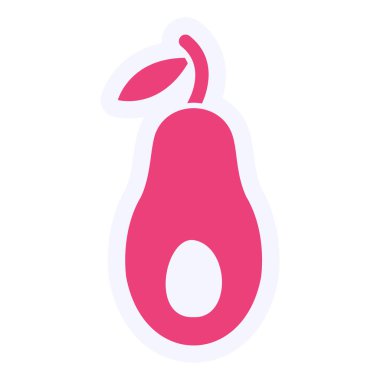 Avokado Vektör Sembol Tasarımı