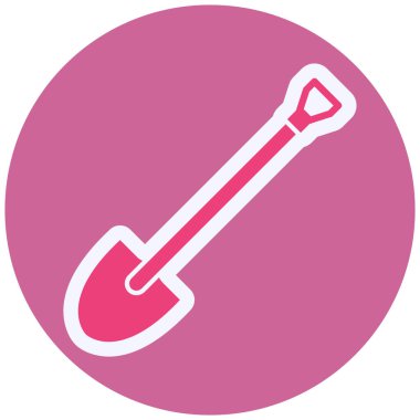 Web simge vektör çizim kürek