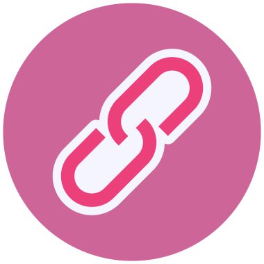 Bağlantı simgesinin vektör illüstrasyonu