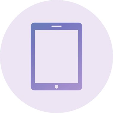 tablet. Web simgesi vektör illüstrasyonu