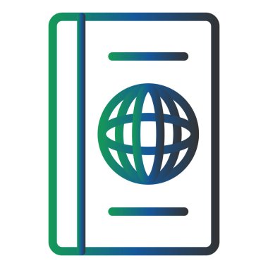 Passport . web icon simple illustration