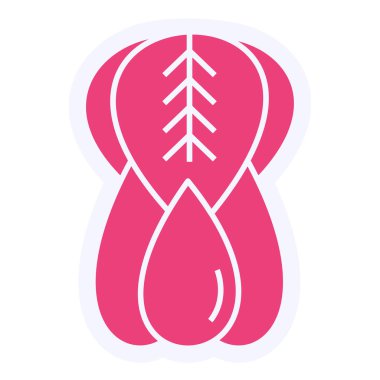 Bok Choy Vector Glyph Icon Design