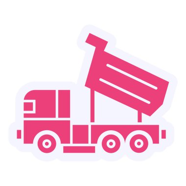 truck. web simple illustration