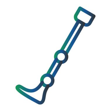 Robot Leg. web icon simple design