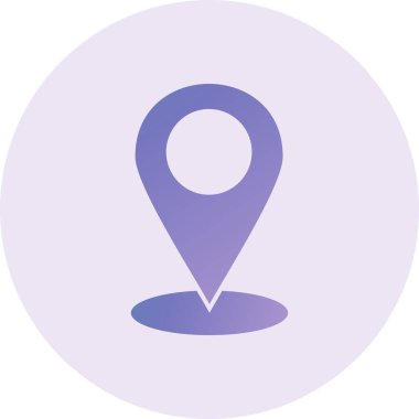 simple web illustration of location icon